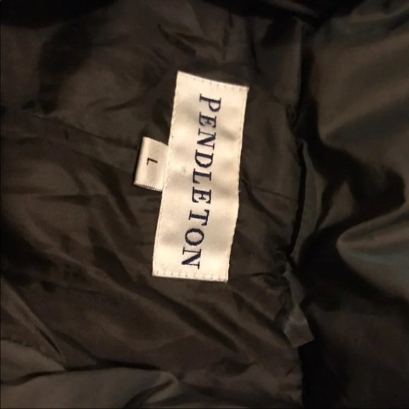 Pendleton Brown Puffer Down Jacket - Picture 3 of 5